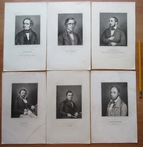 Germany - 1900s "Famous People" Engravings - Picture 1 of 2