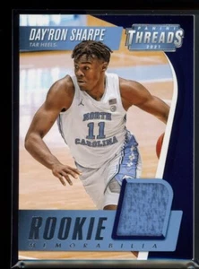 2021 Chronicles Draft Picks #TRM-DS Day'Ron Sharpe Threads Rookie Memorabilia - Foto 1 di 2