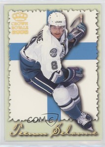1999-00 Pacific Crown Royale International Glory Teemu Selanne #1 HOF