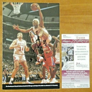 Dennis Rodman NBA Basketball HOF Signed 5x8 Photo with JSA COA - Picture 1 of 2