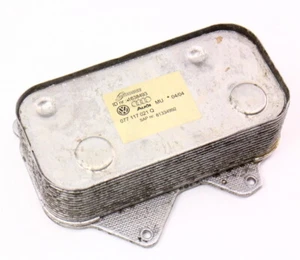 Oil Cooler 04-06 VW Phaeton - 02-04 Audi A6 S6 4.2 V8 - Genuine - 077 117 021 Q - Picture 1 of 2