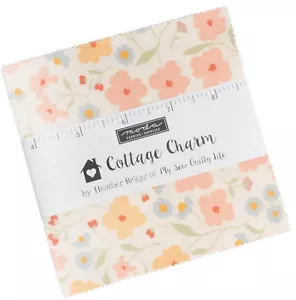 Cottage Charm Moda Charm Pack 42 100% Cotton 5" Precut Fabric Squares - Picture 1 of 6