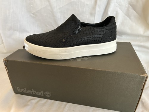 Timberland Scarpe Slip on Donna Mayliss Nero Snake 7 5