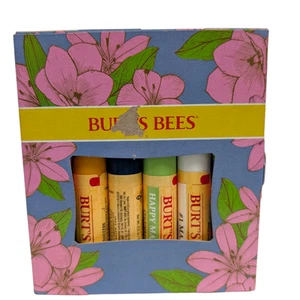 Burt's Bees 4pc Lip Balm Spring Gifts for Mother's Day Damaged Package - Picture 1 of 6