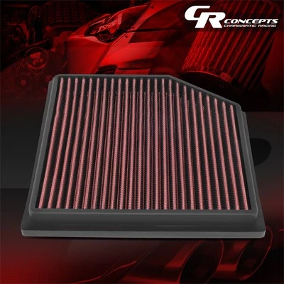 FILTRO DE AIRE ROJO LAVABLE ALTO FLUJO PARA 14-17 LEXUS IS200t-350 13-16 GS 200-450h Foto 1 de 4