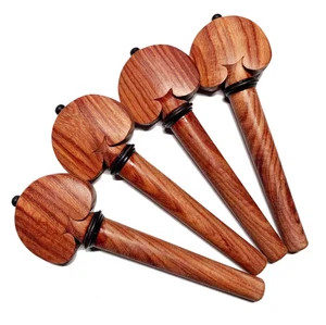 Madera de rosa 4/4 clavijas para violonchelo palo de rosa cuello de ébano madera adulto ajuste tamaño completo - Imagen 1 de 3