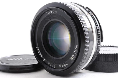 Nikon NIKKOR AI-S 50mm F1.8 MF Standard Lens For F Mount NEAR MINT+ From Japan - Image 1 of 4