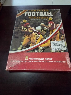 Commodore 64, Atari Computers Computer Football Strategy game, in original box! - Image 1 of 4