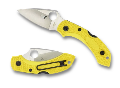Spyderco Knives Dragonfly 2 Salt Lockback Marine Yellow FRN H2 C28PYL2 - Image 1 of 4