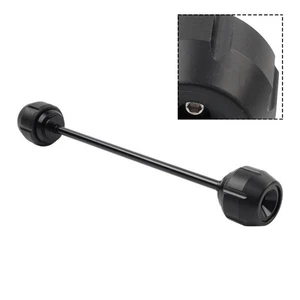 Asse anteriore nero forcella crash slider per kawasaki z900 2017-2019 - Foto 1 di 9