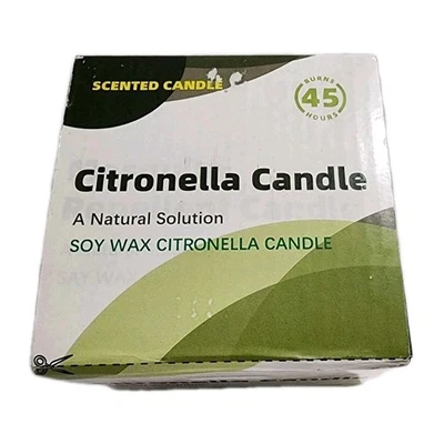 Citronella Candle 45 Hour Outdoor Soy Wax 8oz - Image 1 of 3
