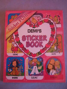 Personalised Sticker Fun Sticker Book - Girls Names D to J