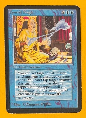 MTG CONTROL MAGIC Alpha (OldManMTG 008-121) - Image 1 of 4