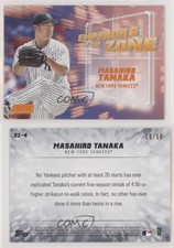2019 Topps Stadium Club Emperors of the Zone Orange /50 Masahiro Tanaka #EZ-4