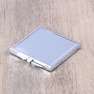 Specchio Portatile Luce Pieghevole Piccolo Pieghevole Compatto Quadrato Pieghevole - Foto 1 di 11