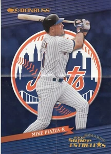 2002 Donruss Super Estrellas MIKE PIAZZA Mini-Poster #5 - Bild 1 von 1