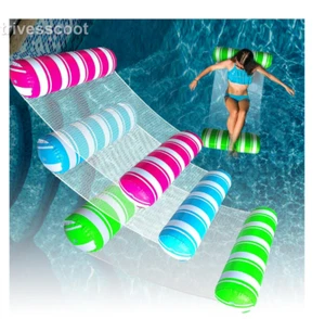 Luopital Adult's Inflatable 4 in 1 Swimming Pool Hammock Chair, Multicolor, 3 Pa - Picture 1 of 6