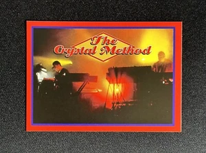 1999 Family Values Tour The Crystal Method Rock Metal Hip Hop DJ Band Card - Picture 1 of 2