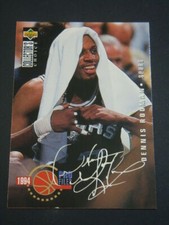 1994-95 Upper Deck Collector's Choice Basketball Cards, Insert Silver Signature