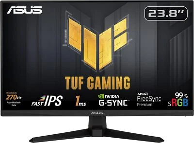 ASUS TUF Gaming VG249QM1A Monitor 23.8" FHD 1920x1080 AMD FreeSync 270Hz OC 1ms - Bild 1 von 4