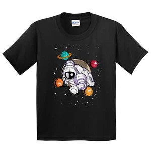 Boys Billiards Shirt - Billiards Astronaut Outer Space Spaceman Kids T-Shirt - Picture 1 of 4