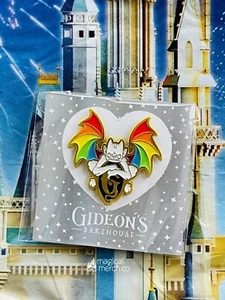 Disney Springs Gideon's Bakehouse 2022 Pride Gargoyle Logo Pin LE 2000 New - Picture 1 of 2