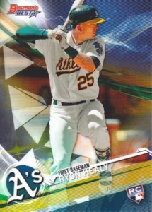 2017 Bowman's Best Baseball #58 Ryon Healy RC - Picture 1 of 2