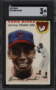 1954 Topps #94 ERNIE BANKS ROOKIE Chicago Cubs SGC VG 3+ No Creases Looks Nicer! - Picture 1 of 2