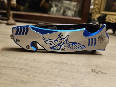 TAC FORCE - EAGLE DESIGN SINGLE FOLDING KNIFE STRAP CUTTER/GLASS PUNCH-ASSISTED - Image 1 of 4