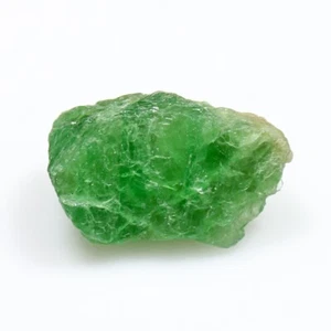 Natural Green Tsavorite Rough Piece 27.80 Carats 21x13x12 mm From Kenya - Picture 1 of 5