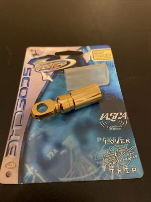 Scosche 8 gauge Ring 5/16" Hole Terminal 24K Gold/Iced Platinum Plated  (P8RTS) - Image 1 of 4