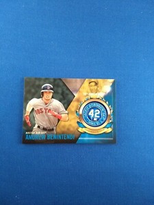 2017 Topps Andrew Benintendi RC Rookie Jackie Robinson Logo Patch Card #JPRC-ABE