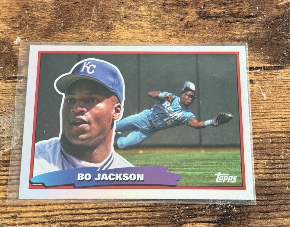 2022 Topps Archives '88 Topps Big Foil #88BF-3 Bo Jackson KC Royals - Image 1 of 1
