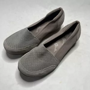 Skechers Women Size 10 Gray Walking Leather 49069 - Foto 1 di 9