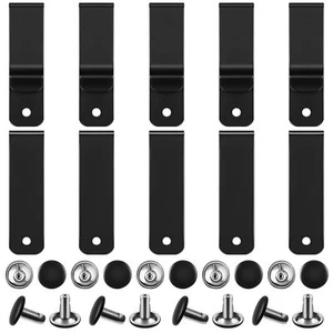 Weewooday 10 Pieces Clips for Holster Leather Belt Clip Holster Clips Metal B... - Picture 1 of 6