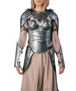 Traje Medieval Mujer Fantasía Damas Armadura Acero Mujeres Armadura LARP Guerrero Juegos con disfraces - Imagen 1 de 4