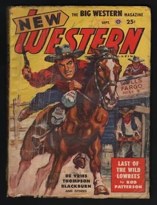 NEW WESTERN MAGAZINE VOL.18 #2, September 1948, GD CONDITION - Imagen 1 de 3