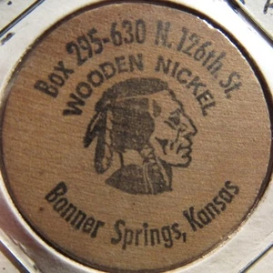 Salón de la Fama Agrícola Bonner Springs, níquel de madera KS - token Kansas Kans. - Imagen 1 de 2