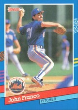 1991 Donruss Baseball John Franco New York Mets #322