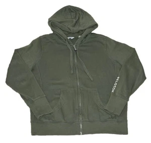 Sudadera con Capucha Peloton Cremallera Completa L Mujer Logo BOLSILLO Verde Oliva Bicicleta Yoga Gimnasio - Imagen 1 de 8