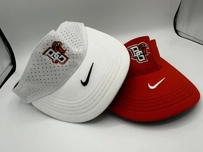 Nike BGSU Bowling Verde Visera Dri-Fit Ajustable Blanco Naranja Golf Tenis Sombrero Foto 1 de 4
