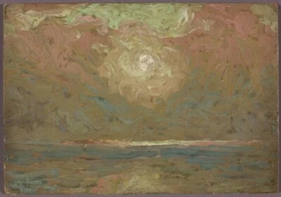 Tom Thomson “The Unseen Light Sky” 1913 Canadian Wilderness Landscape Oil Painti - Image 1 of 2