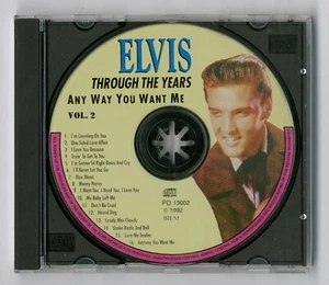 RARE CD ★ ELVIS PRESLEY - THROUGH THE YEARS VOL.2 ANY WAY YOU WANT ME ★ PD13002 - Imagen 1 de 1