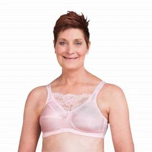 Trulife 4019 Jessica Cami Style Lace Accent Mastectomy Bra  NEW  - Picture 1 of 3