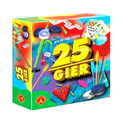 25 GIER Warcaby Chińczyk Młynek Pchełki Bierki Kości Trójkąt Towarzyskie Rodzinn - Image 1 of 2