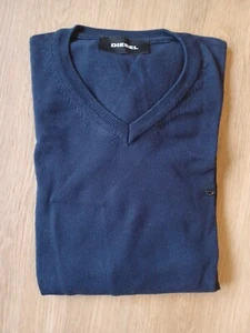 DIESEL Pullover Herren, Baumwoll-Nylon-Mischung, Farbe blau, Größe M - Bild 1 von 5