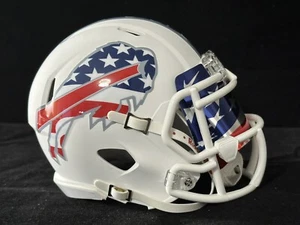 Buffalo Bills Independence Day Red White And Blue Mini Helmet!🏈🔥🔥 - Picture 1 of 6