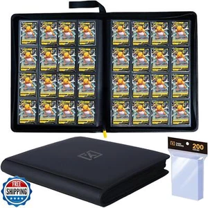X PRO 1000+ Kartenmappe - kommt mit 200 Kartenhüllen | kompatibel mit TCG, - Bild 1 von 5