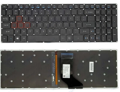 Nuevo para Acer Predator Helios 300 G3-571 G3-572 G3-572-72YF Teclado Retroiluminado EE. UU. Foto 1 de 4