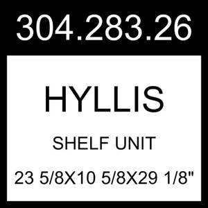 IKEA HYLLIS Regal Innen/Außen 23 5/8x10 5/8x29 1/8" 304.283.26 - Bild 1 von 1